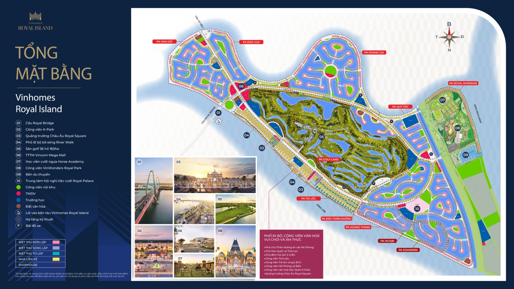 Tiện ích Vinhomes Royal Island Vũ Yên